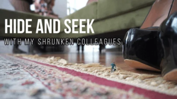 Giantess Plays Hide & Seek With Shrunken Colleagues.webp