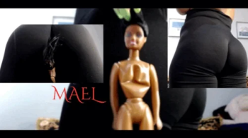 Ebony Slut Swallowed In Giant Ass Smother With Gym Pants - Unaware Giantess.webp