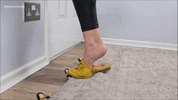 6 Pairs of Sexy Open-Back Mules Trample Tiny Men – Merciless Flat Mule Domination.webp