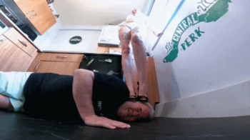 Stepping On His Head On The Kitchen Floor 3 FLOOR CAM.webp
