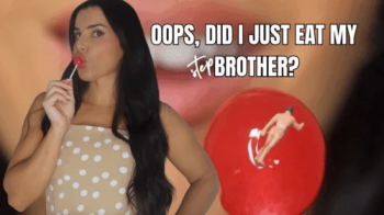 Oops, did I just eat my stepbro- - Unaware giantess vore - OnlyVanessa.webp