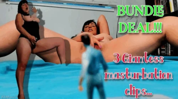 BUNDLE OF 3 Giantess Pussy masturbation clips.webp
