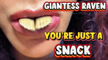 VIRAL OUTBREAK OF TINIES - YOU'RE JUST A SNACK FOR GIANTESS RAVEN.webp