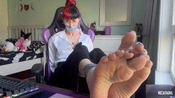Secretary Hare in bondage & foot fetish! (1080p).webp