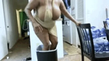 giantess - Bound in the Bin, Crushed Beneath Her Golden Wedges, femdom, big tits, trampling 1080.webp