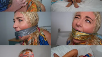 Zoey ziptie, scarf bound, gagged & hooded (mp4).webp