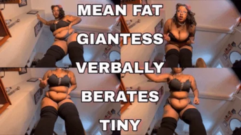 Mean Fat Giantess Verbally Berates Tiny.webp