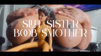 Ebony Slut Bitch Breast Smothering - Giantess Mael.webp