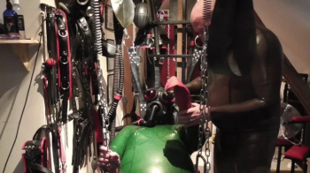 Hardcore Green Rubber Bondage.webp