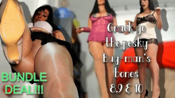 BUNDLE DEAL; Crack go the pesky Bug-man's bones 8 9 and 10 wmv.webp