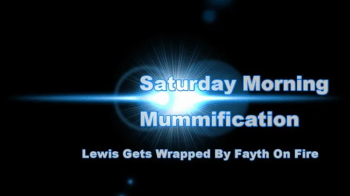 Goddess Fayth Mummifies Slave lewis In Duct Tape - WMV.webp