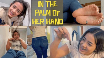 IN THE PALM OF HER HAND 1080 - New Giantess Vainilla - teasing, foot crush.webp