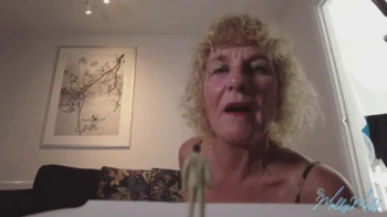 Giantess Molly hides a little man in her Pussy.webp