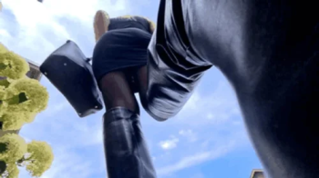 Boot loving tiny gets more than he asked for (small version).webp