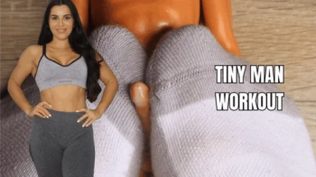 Tiny Man Workout- Dominated by Socked Feet POV - OnlyVanessa (custom clip).webp