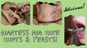 Giantess Mia Hope Hunts And Feasts! - 4K.webp