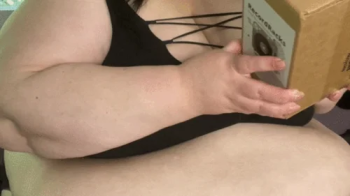 Giantess Sasha's Tiniest Fan Becomes Her Play Thing!.webp