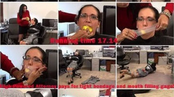 High Power Attorney Samantha Grace pays for tight bondage and mouth filling gags.webp