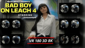 Bad Boy On Leash 4 - LilMizzUnique - Booty - Ass - leach - Jeans - pov - VR180 - 3D - 8K.webp