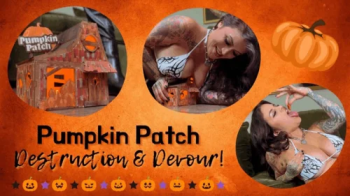 Pumpkin Patch Destruction & Devour! Ft Raquel Roper - 4K.webp