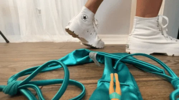 Giantess Shiny Blue Panty Ride POV.webp