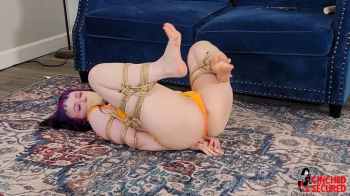 Ella Raine - Frogtied Girl Strggles For Freedom (MP4 Format).webp