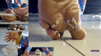 Brutal Housecleaning, Survive the Giantess’s Cleaning Spree, Unaware Bare Foot Crushing - Unaware Giantess.webp