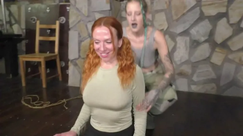Melodie - The ultimate Escape Bondage Challenge against Rija Mae - Part 1 wmv SD.webp