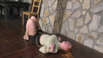 Melodie - The ultimate Escape Bondage Challenge against Rija Mae - Full Clip wmv SD.webp