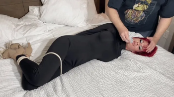 Samantha Sinz- Bondage in Black Bodysuit, Part 1, Camera 2.webp