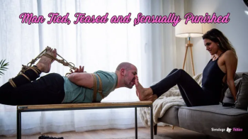 Man Tied, Teased and Sensually Punished (couple bondage) - Spanish (sub-English), WMV, HD720.webp