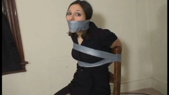 Long Legged Girl Taped Up and Gagged.webp