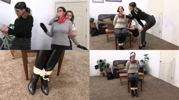 Kobe Lee Vs the Stepsisters Kody Evans And London Evans - Damsel Rope Bondage With Scarf Gags and Mouth Packing 4k.webp