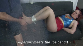 Supergirl meets the Pantyhose toe bandit 1.webp