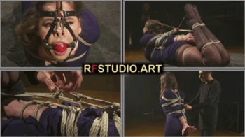 Patty in Ropes - Strict Hogtie, Ballgag Harness and Embarrassing Nosehook (FULL HD MP4).webp