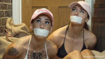Sofia & Ruby in- Hide Those Bothersome Brats, Fast!! Lovely Sneaker Snoopers Jumped, Bound & Gagged by Creepy Stock-Swin.webp