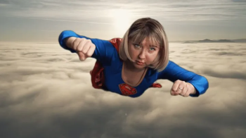Supergirl arrives at headquarters Vacuum bed first test.webp