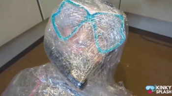 Mummified in Wetsuit and Snorkel - WMV.webp