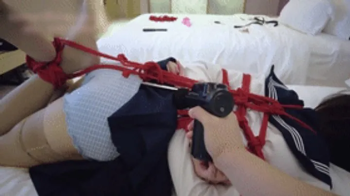 mz05 - Orgasm Game with White Bed and Flesh-Colored Stockings.webp