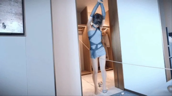 ms21- A girl wearing stockings had her feet tickled.webp
