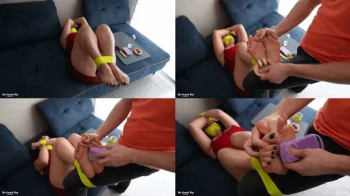 The French Way Tickling - Gagged & Struggling- MelleM's Writhing Foot Tickling Punishment - TICKLING.webp