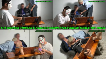 Sensations Of Pleasure - The Masked Tickler And Francis Completely Break Tickle Toy Owen.webp