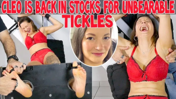 Tickle Frenchtickling  Store - CLEO IS BACK IN STOCKS FOR UNBEARABLE TICKLES - FULL HD MP4.webp