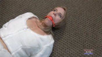 Bound In The Midwest Did - Claire Irons Wrapping Herself Up For Christmas.webp