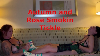 Autumns Below The Belt Fantasies - Autumn and Smoking Rose Candid Smoking Tickle With Foot Tickling.webp