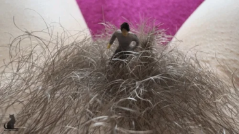 Cat On Show - Giantess Step-Mom- Shrunken Stepson Licks Hairy Pussy Bush.webp