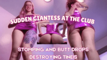 Lucy Spanks - Party Giantess Butt Drops and Stomping Brat Girl POV Ass Worship Boot Domination Tall.webp