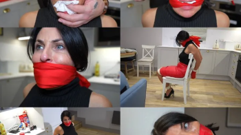 Sarah wild, agent red captured, chair tied and multi gagged with scarves and tape (mp4).webp