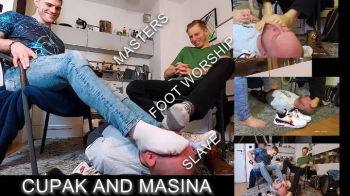 2 masters Cupak and Masina foot worship and sneakers and sox fetish.webp